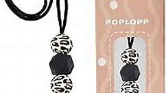 POPLOPP Teacher Lanyards for ID Badges and Keys, Cute Silicone Beaded Lanyard for Women Nurse Employees Students