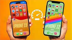 iOS 17.5 iPhone 15 vs iPhone 12 - Speed Test