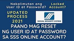 PAANO MAG RESET NG USER ID AT PASSWORD SA SSS ONLINE ACCOUNT? | UPDATED PROCESS 2021