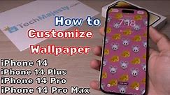 Customize Wallpaper iPhone 14/14 Plus/iPhone 14 Pro/iPhone 14 Pro Max: Widgets/Home/Lock Screen!