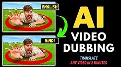 How to Translate a Video into Another Language | Ai Video Dubbing