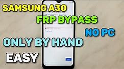 Samsung Galaxy A30 A30S FRP Bypass: Easy Method Without PC Android 10