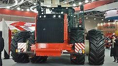 New Russian tractors. Exhibition in Moscow