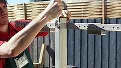 How To Install a Retractable Clothesline  - Bunnings Australia