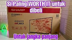 Review & unboxing tv led sharp 32 inch type 2T C32DD1I