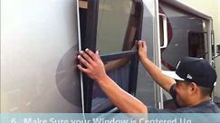 How to Install a Window into a RV
