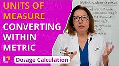 Converting Metric Units Of Measure For Dosage Calculation | @LevelUpRN