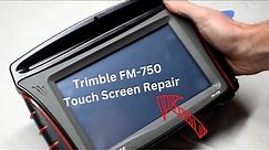 Trimble FM-750 Touch Screen Not Working (Repair from start to finish!)