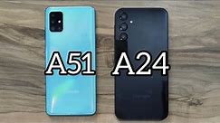 Samsung Galaxy A24 vs Samsung Galaxy A51