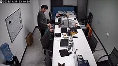Hydrogen balloon explodes in office worker's face