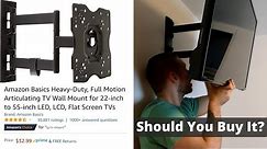 How to mount your TV using an Amazon Basics Wall Mount (22in-55in)