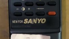 ريموت تليفزيون سانيو Sanyo TV remote