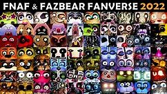 All FNAF & Fanverse Jumpscares in 10 Minutes (2014-2021)