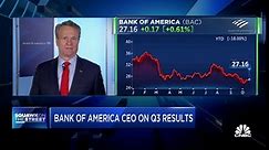 Bank of America CEO Brian Moynihan says consumer activity has slowed down because of higher rates