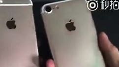 New grainy video shows rose gold iPhone 7 casing next to an iPhone 6s