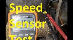 How to Test a Wheel Speed Sensor with a Multi Meter