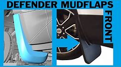 Defender 2020 front mudflaps fitting instructions (the official way)