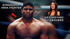 Strongest MMA Fighter Destroying Kickboxers - Alistair Overeem