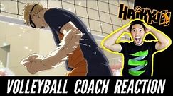 Volleyball Coach Reacts to HAIKYUU S3 E4 - Tsukki has his breakthrough moment!