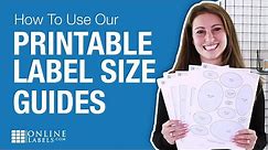 Find The Right Label Size With Printable Size Guides