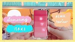 🌸 Samsung Nori (Pink) ~ ✨ Aesthetic Korean Flip Phone ASMR Review 💖