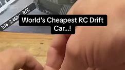 World’s Cheapest RC Drift Car…! #rc #drift #car #mini #sport #toy #fyp #tiktokusa #foryou