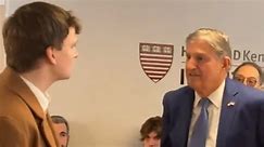 'How dare you': Protester confronts Joe Manchin at Harvard talk