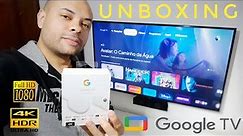 Chromecast 4 com Google TV 4K HDR | UNBOXING | Dolby Vision e Atmos