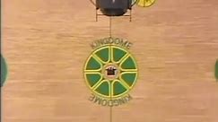 NBA Finals on CBS Intro from the Roof of the Seattle Kingdome (1979)