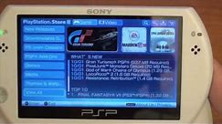 PSP Go's PlayStation Store