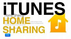 How To Turn ON iTunes Home Sharing on your computer Mac/Windows