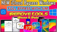 😍 iCloud Bypass Windows Sim/Signal iOS 17/16/15 | Activation Lock to owner iPhone/iPad iRemove Tools