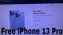 How To Get The iPhone 13 Pro For Free! [ Easy Trick ]