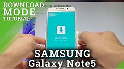 How to Open Download Mode on SAMSUNG Galaxy Note5 - Exit Galaxy Download Menu