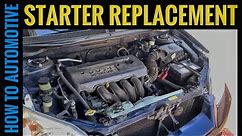 How To Easily Replace The Starter On A Toyota Matrix
