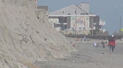 North Wildwood beaches resemble cliffs after erosion