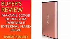 Review Maxone 320Gb Ultra Slim Portable External Hard Drive