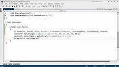 C# List Searching and Finding