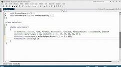 C# List Searching and Finding