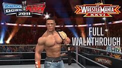 John Cena's Road to Wrestlemania [WWE Smackdown vs Raw 2011] [Full Walkthrough] (PS3) (1080p)