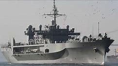 U.S. 6th Fleet flagship USS MOUNT WHITNEY transits Istanbul towards Black Sea - November 4, 2021