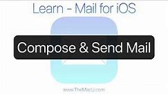 How to Compose & Send email in the Mail App for iPhone and iPad.