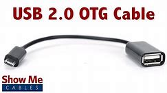 Easy To Use USB 2.0 Micro OTG Cable - Highlight