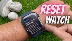 How To Factory Reset your Apple Watch Series 6 - Hard Reset