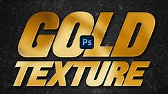 How to Create a Gold Texture Effect in Photoshop