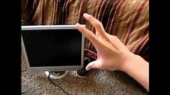 magnavox lcd 19 inch flat screen tv unboxing pt 2