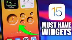 Best iOS 15 WIDGETS - You Must Have in 2022 !
