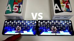 Samsung Galaxy A51 VS Samsung Galaxy A71 Comparación