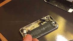 How to remove glued on iPhone Battery when adhesive strips are broken