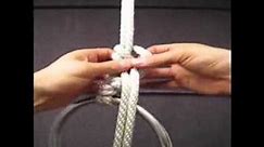 How to Tie Off a Suspension Ring -Rope Bondage Tutorial